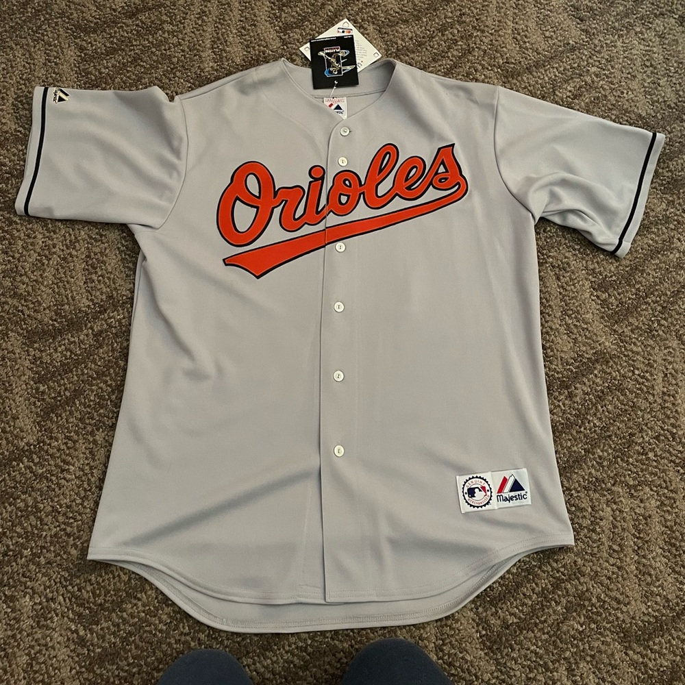 Brand new with tags Javy Lopez Baltimore Orioles Jersey. Size Large